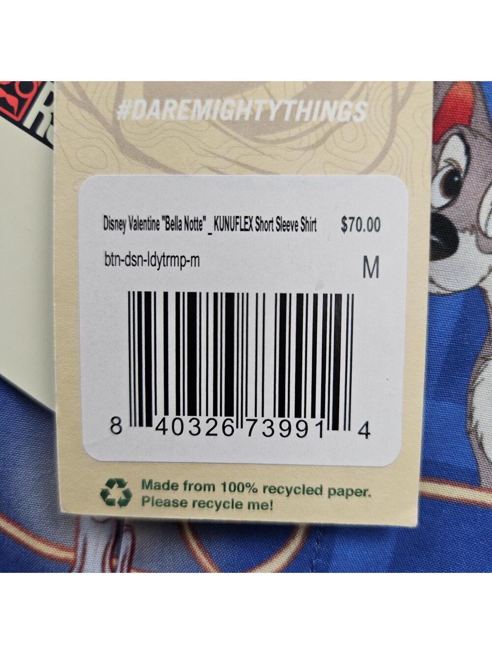 RSVLTS X Disney Shirt Lady and the Tramp Men Medium New W Tags - Picture 5 of 15